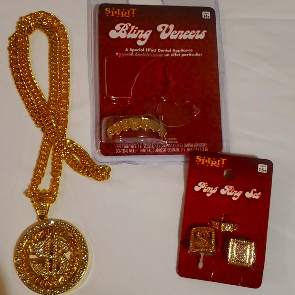 Halloween pimp bling  gold